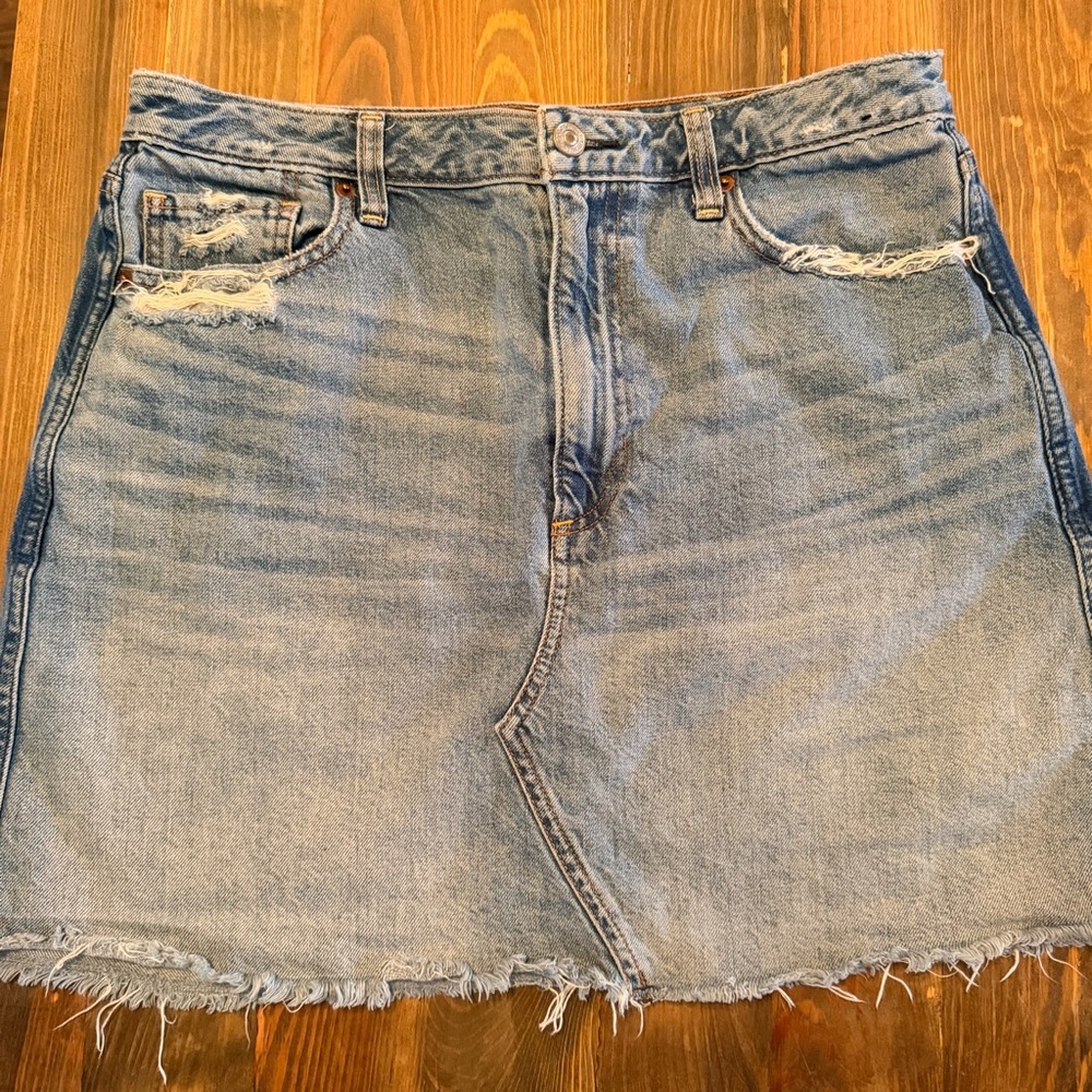 Abercrombie & Fitch Zoe Natural Rise Vintage Aβ Line Skirt